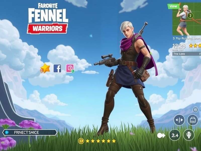 Fennel Royale Warriors gameplay screenshot showing battle royale action